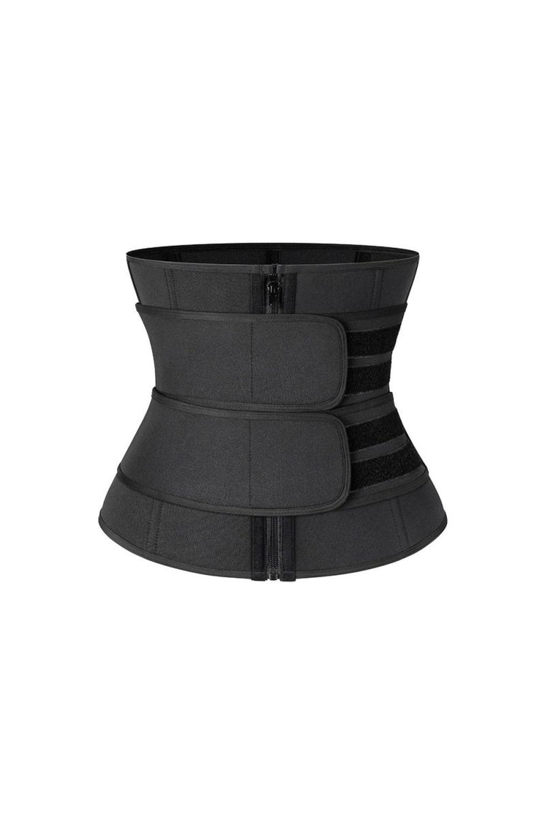 Black high-waisted neoprene waist trainer