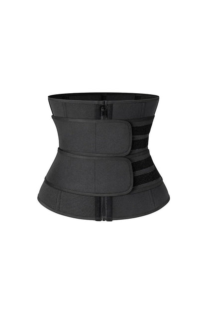 Black high-waisted neoprene waist trainer