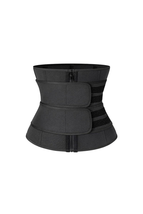 Black high-waisted neoprene waist trainer