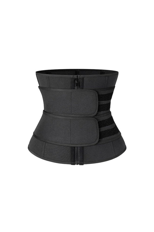 Black high-waisted neoprene waist trainer